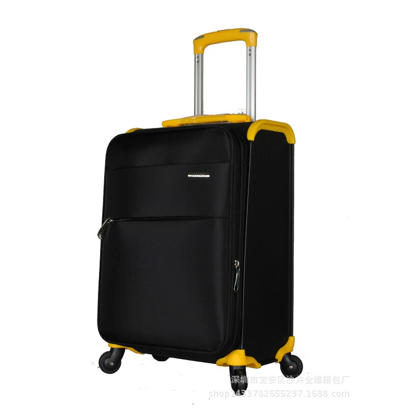 Oxford Cloth Carry-on Expandable Travel Trolley Suitcases Luggage Baggage