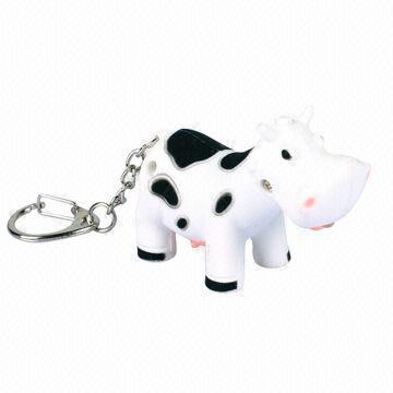 Cow LED Keychain with Voice