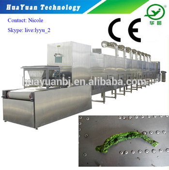 Continuous Belt Type Microwave Vegetable Dryer