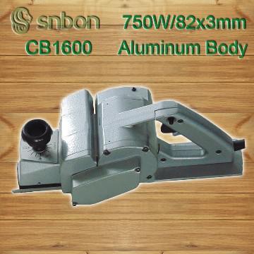 82x3mm/750w aluminium kropp makita elektrisk hyvel 1600 elverktyg