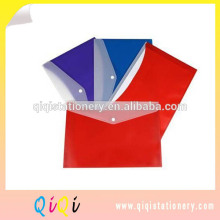 A4 plastic pvc snap closure document bags