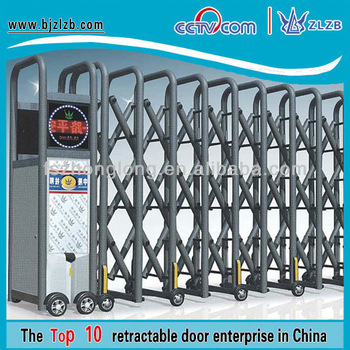 Motorised sliding gates aluminium doors foshan farm security gate