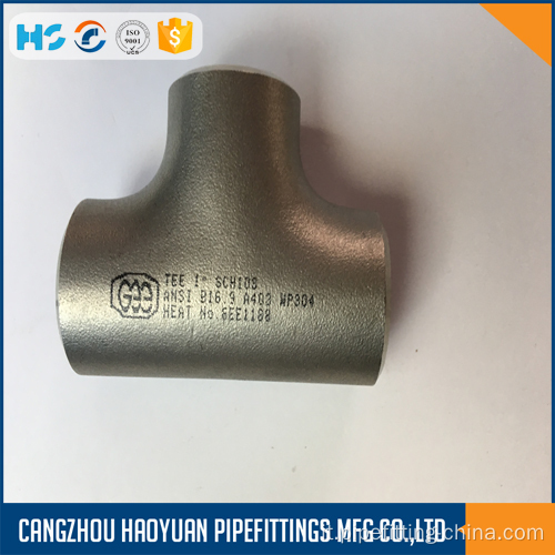 Tee in acciaio al carbonio ASTM B16.9 SCH40