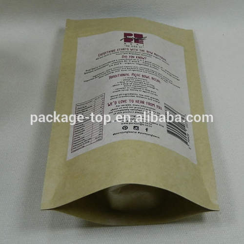 popular in the fast food market food to take away disposable printable eco-friendly paper bag for fast food