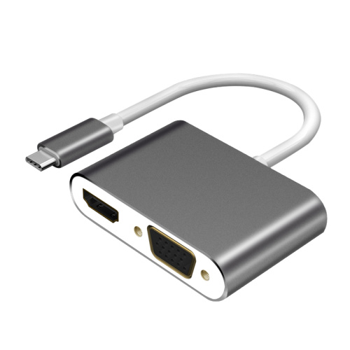 USB3.0 टाइप-सी हब टू एचडीएमआई (4K) और यूएसबी-सी एडाप्टर