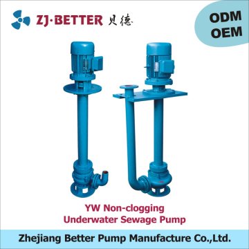 YW submerged sewage water pump