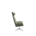 Kriteria Tinggi Kembali Headrest Waiting Lounge Chair