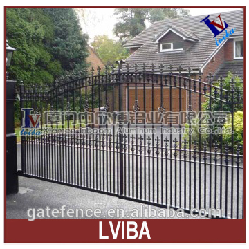 steel gate decorations and steel pipe gate design & modern steel gates design