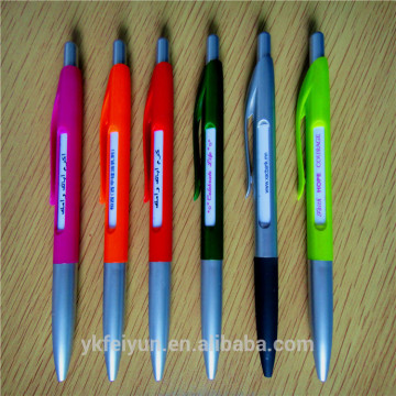 true color colourful advertising pen window pen customised pen plastic pen