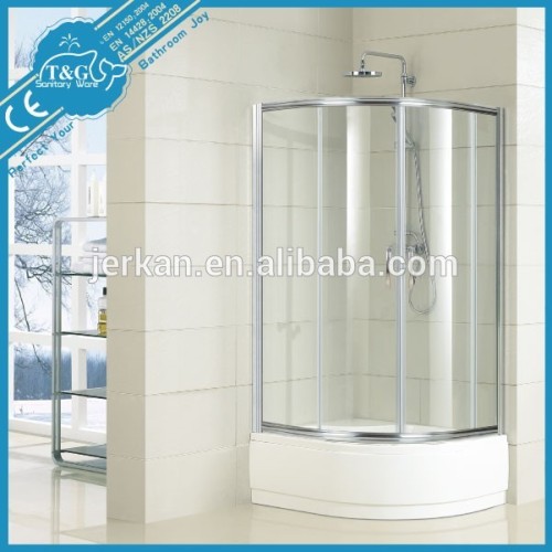 Wholesale offset quadrant 100x80 shower enclosure with tempered safety glass