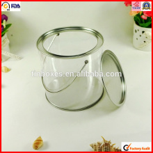 rectangular milk metal paint cans