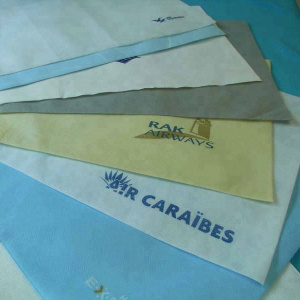 使い捨てポリエステル航空会社の不織布枕カバー