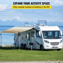 rv awning awning استبدال النسيج استبدال المظلة