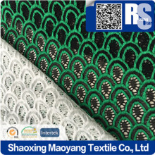 PEACOCK KNITTED NYLON POLY RASCHEL LACE