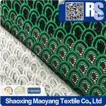 PEACOCK KNITTED NYLON POLY RASCHEL LACE