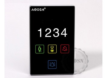 hotel door with DND, room number and clean Smart Hotel Solution, DND