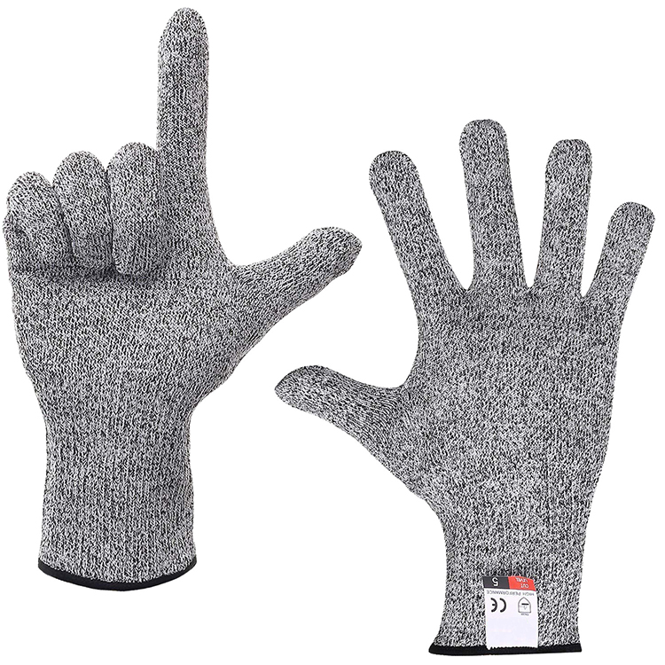 Safety Level 5 Cut Resistant Gloves Safe HPPE Protection Gloves Anti Cut Gloves for Kitchen Knives and Tools