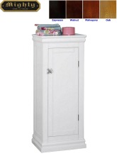 One Latch Door Modular Bathroom Linen Storage Tower