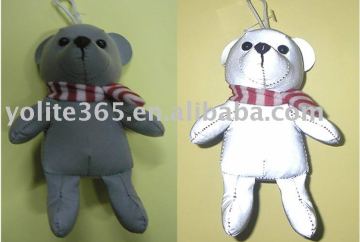 Reflective toy bear