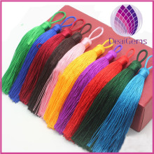 high quality 2014 graduation colored silk decoration tassels for jewelry