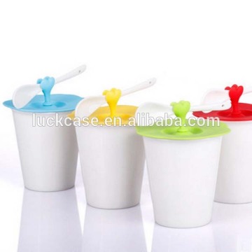 Novel Ingenious Best Quality Food Grade Silicone Mug Lids