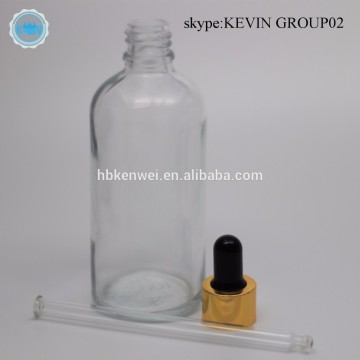 Screen Printing Surface Handling and Glass Material gold glass dropper bottle