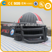 Factory price inflatable footable helmet,inflatable channel,inflatable football helmet tunnel
