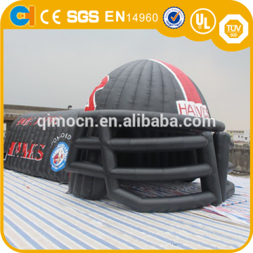 Customized football helmets tent advertising Inflatable Tent inflatable clea tent