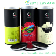 Custom round paper tube tea gift box