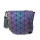 Geometric noctilucent PU fashion shoulder bag