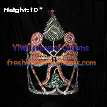 Christmas Tree And Candy Crystal Pageant Crowns