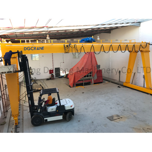 10 ton outdoor electric single girder gantry crane