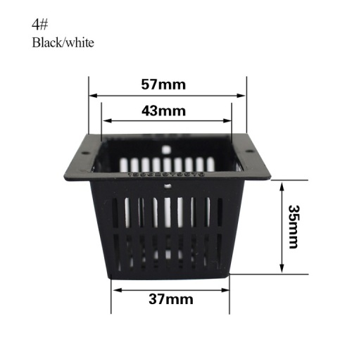 45 mm plastträdgårdsplantningsnätpanna