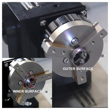 50W Laserbeschriftungsmaschine mit Rotation