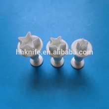 Plastic Star Shape Cake Cookie Decoration Mould Press