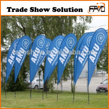 Factory Direct Beach Flag Advertising Flag Display, Printed Polyester Advertising Flag