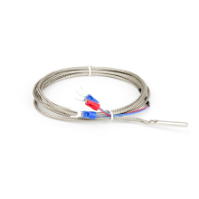 Stainless Steel Metal Glass Fiber RTD PT100 M6 Temperature Probe for Accurate Surface Measurement