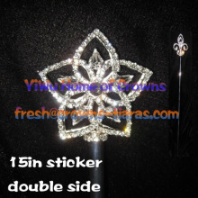 Star Rhinestone Pageant Scepters