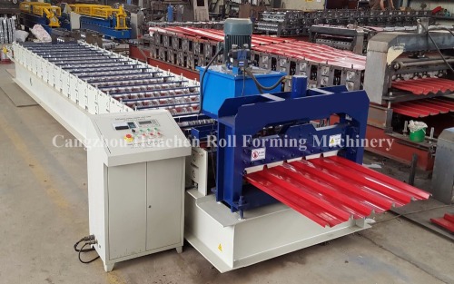 Quality choice 0.8 Steel trapezoidal roofing sheet forming machine