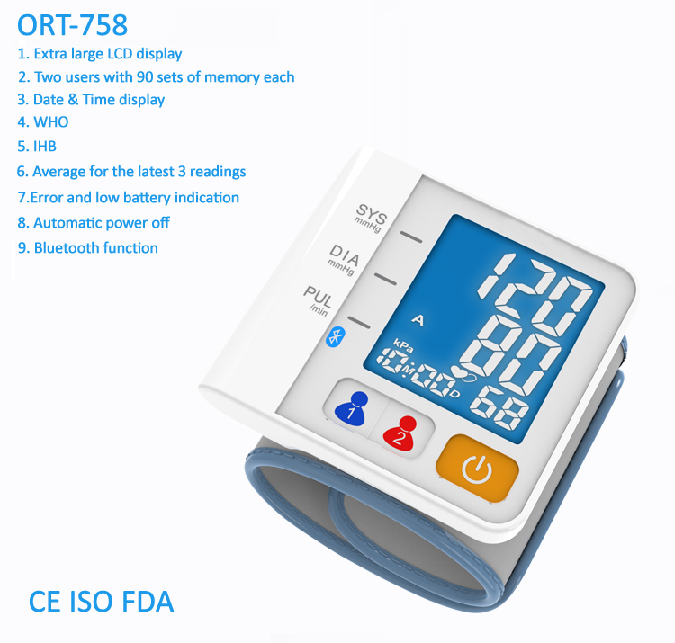 ORT758 혈압 모니터 ORT758-blood-pressure-monitor