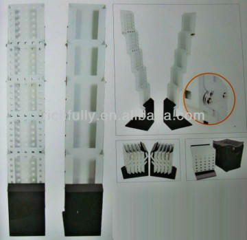 Foldable Metal Magazine Display Stand/Brochure Holder
