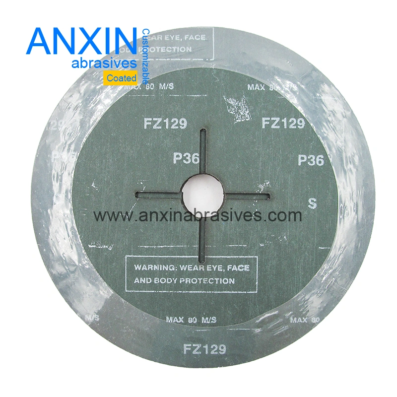 Zirconium Oxide Fiber Disc with Cross Hole