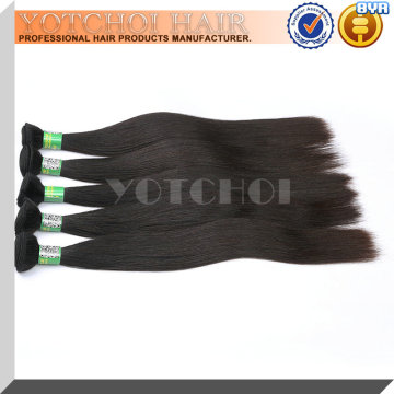 Top 5A grade unprocessed brazilian hair 18" silky straihgt true lengths hair