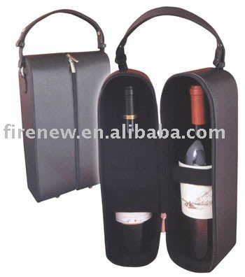 two bottles wine box