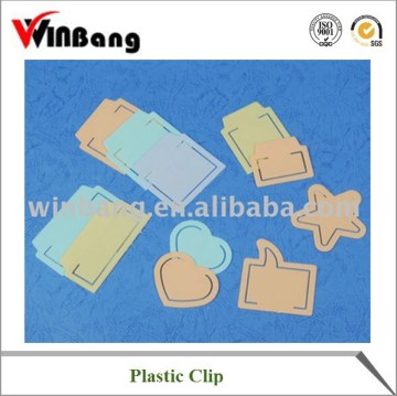 Small Plastic Script Clip