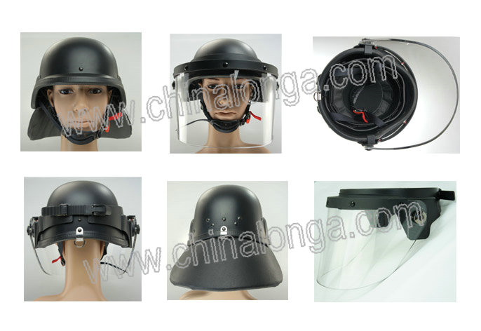 Hot Selling Plastic Military Helmet, Anti Riot Helmet, Military Helmet, Riot Helmet (FBK-309)