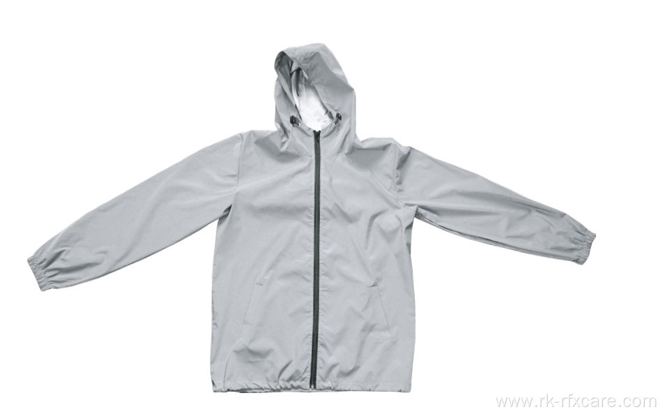 Full Reflective Rainproof Jacket With Multi Size