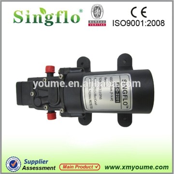 Singflo dc double diaphragm water pump / 70 psi agriculture water sprayer pumps/small water pumps