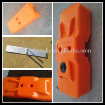 Fence Base in Orange & Red/ Plastic Fence Base/Temporary Fence Base