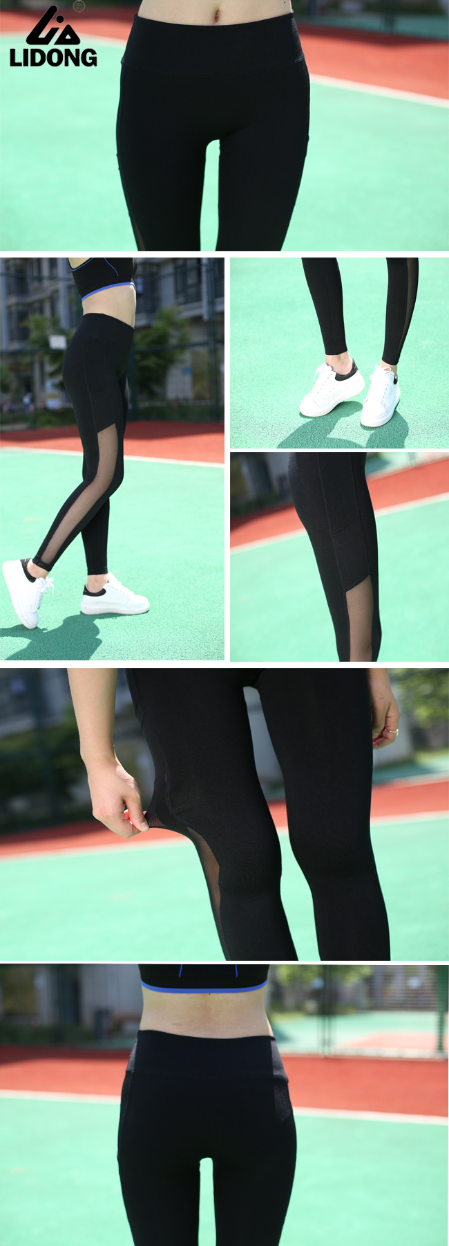 wholesale fashion breathable soft compression tights yoga pants for womens